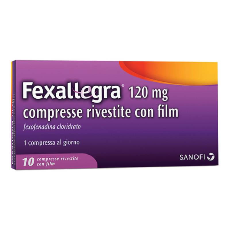 Fexallegra 10 compresse rivestite 120 mg