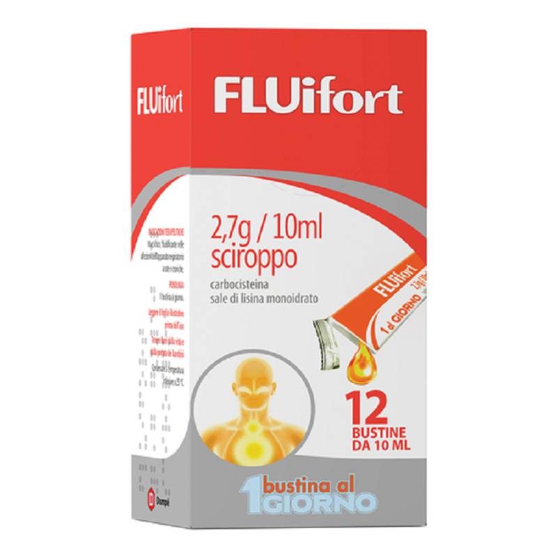 Fluifort sciroppo 12 bustine 2,7g/10ml