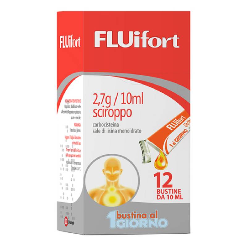 Fluifort sciroppo 12 bustine 2,7g/10ml