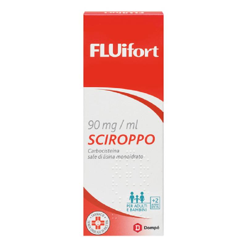 Fluifort sciroppo 200ml 90mg/ml+mi