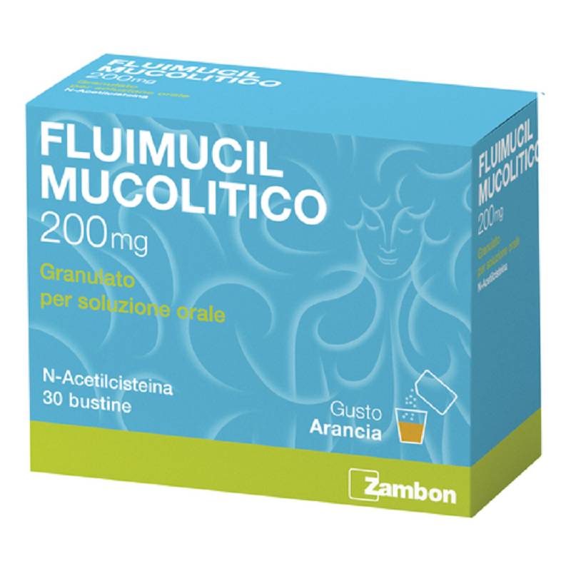Fluimucil mucolitico soluzione orale 30 bustine 200mg