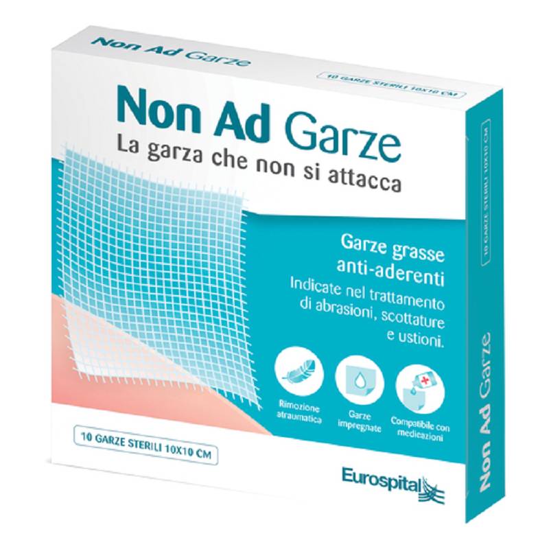 GARZA PARAFF NON AD 10X10 10PZ