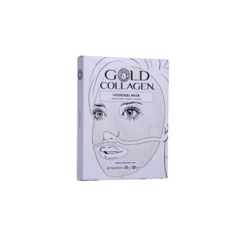 Gold collagen hydrogel mask