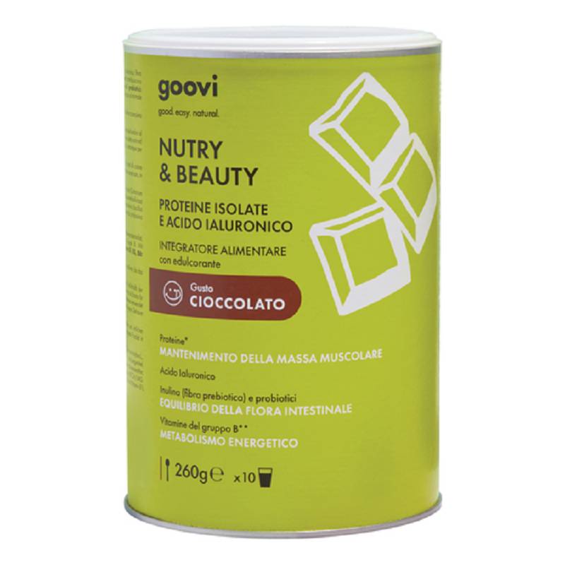 Goovi nutry & beauty integratore proteico cioccolato