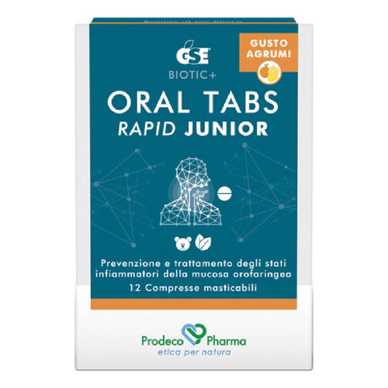 Gse oral tabs rapid junior 12 compresse