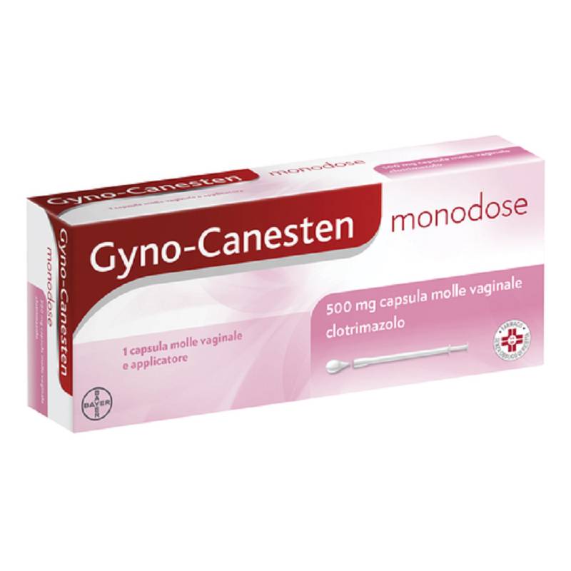 Gynocanesten monodose 1 capsula vaginale 500mg con applicatore