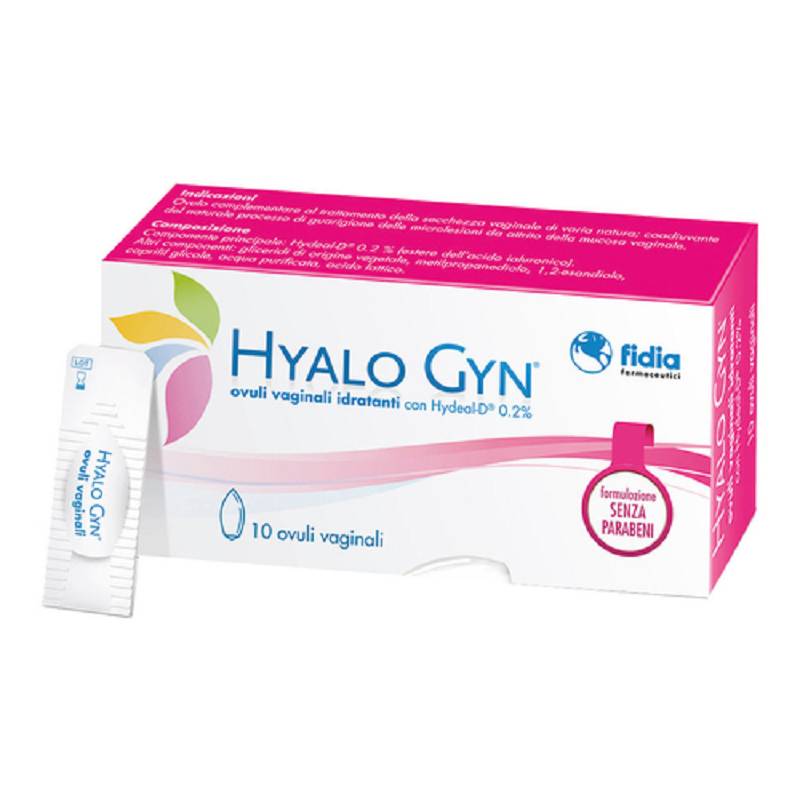 Hyalo Gyn 10 ovuli per la secchezza vaginale