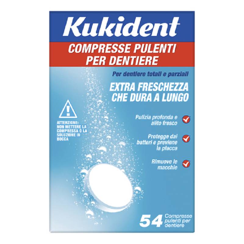 Kukident cleanser fresch 54 compresse