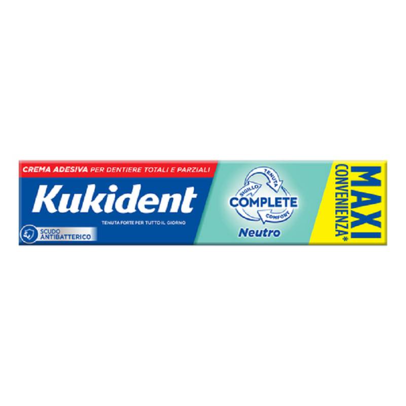 Kukident crema adesiva dentiere gusto neutro 65g