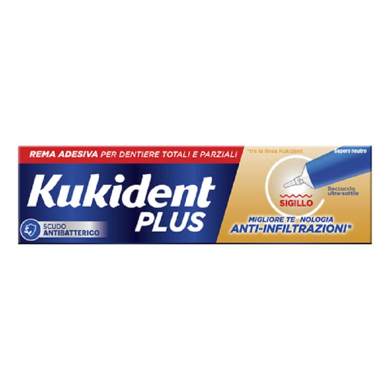 Kukident plus sigillo crema adesiva protesi dentali 40g