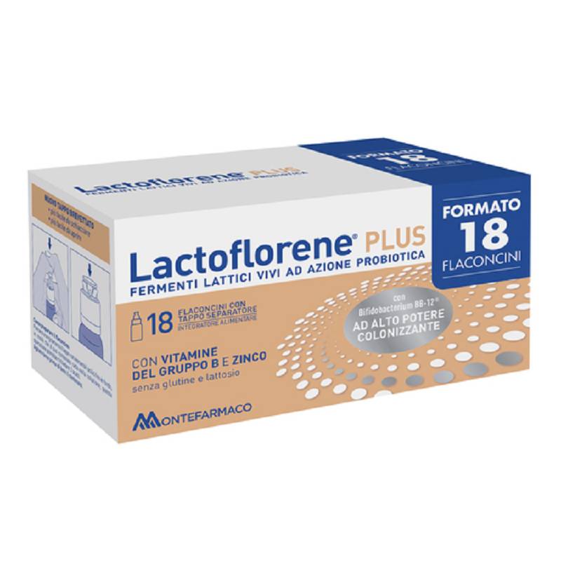 Lactoflorene plus 18 flaconcini 180ml