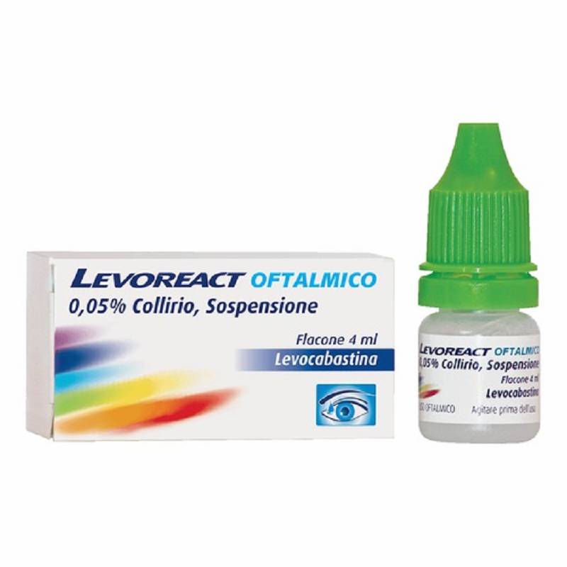 Levoreact ofta coll 4 ml 0,5 mg