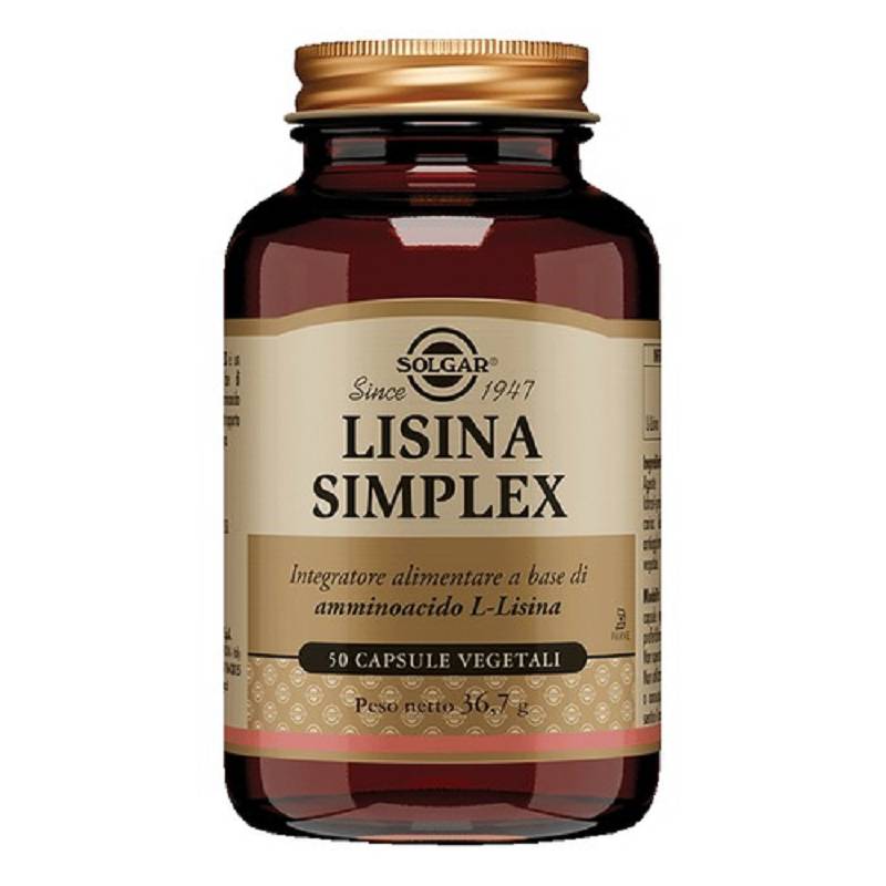 LISINA SIMPLEX 50CPS VEGETALI