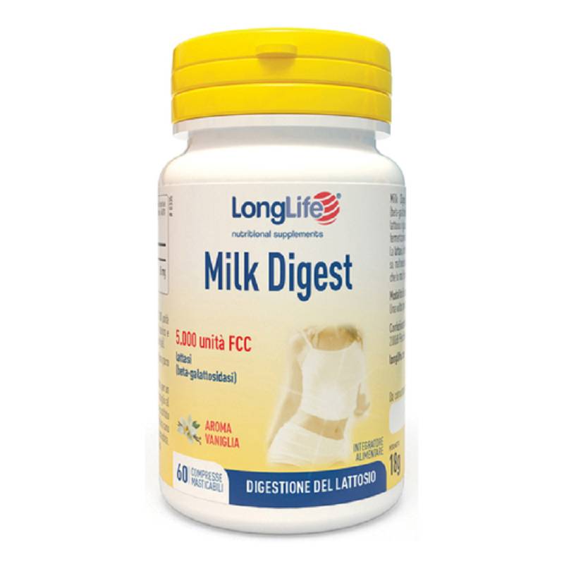 Longlife milk digestione 60 capsule