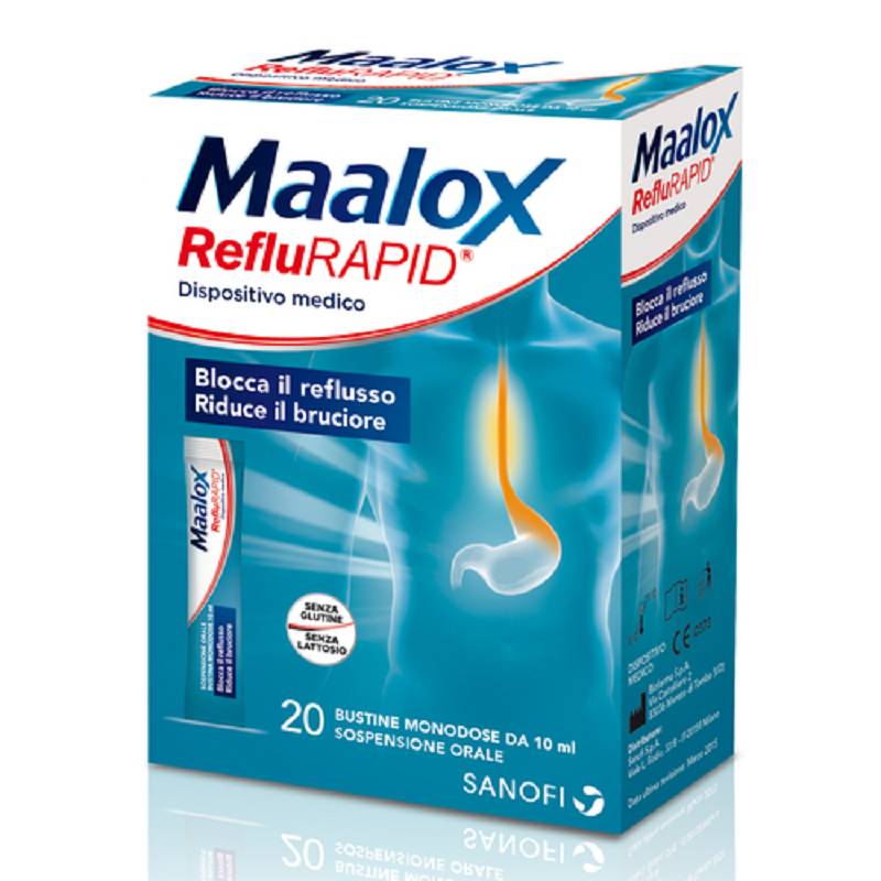 Maalox reflurapid 20 bustine