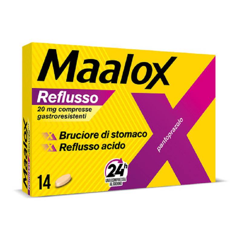 Maalox reflusso 14 compresse 