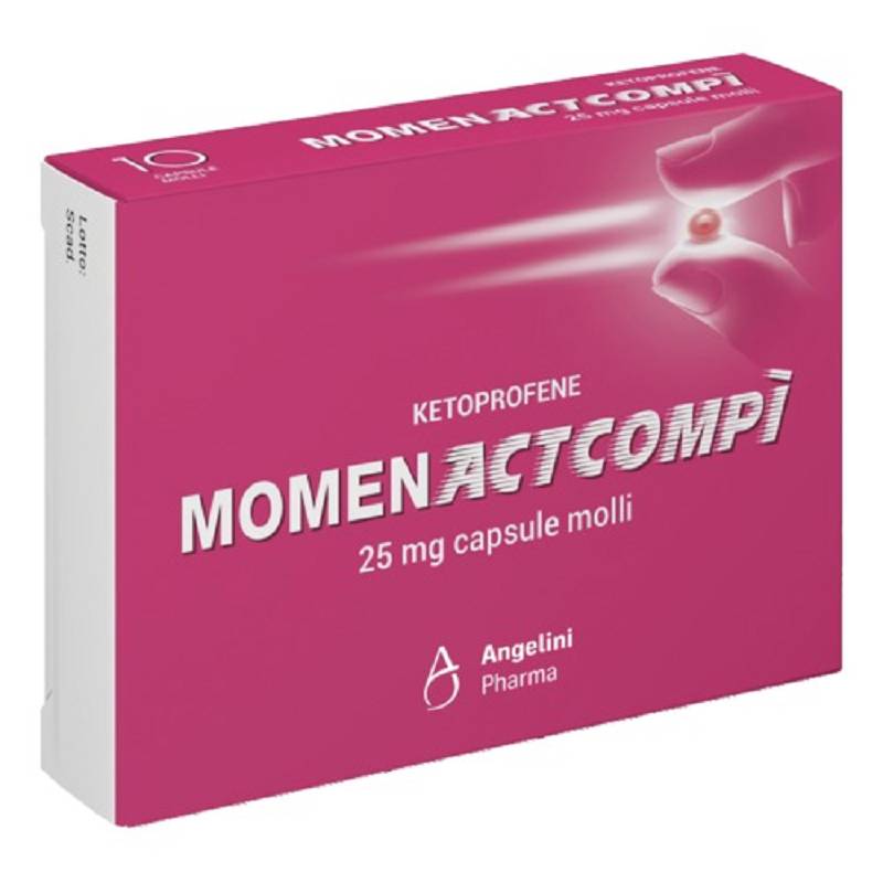 Momenactcompi' 10 capsule 25mg
