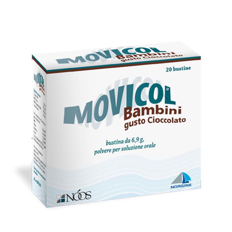 Movicol 20 bustine cioccolato bambini 6,9g