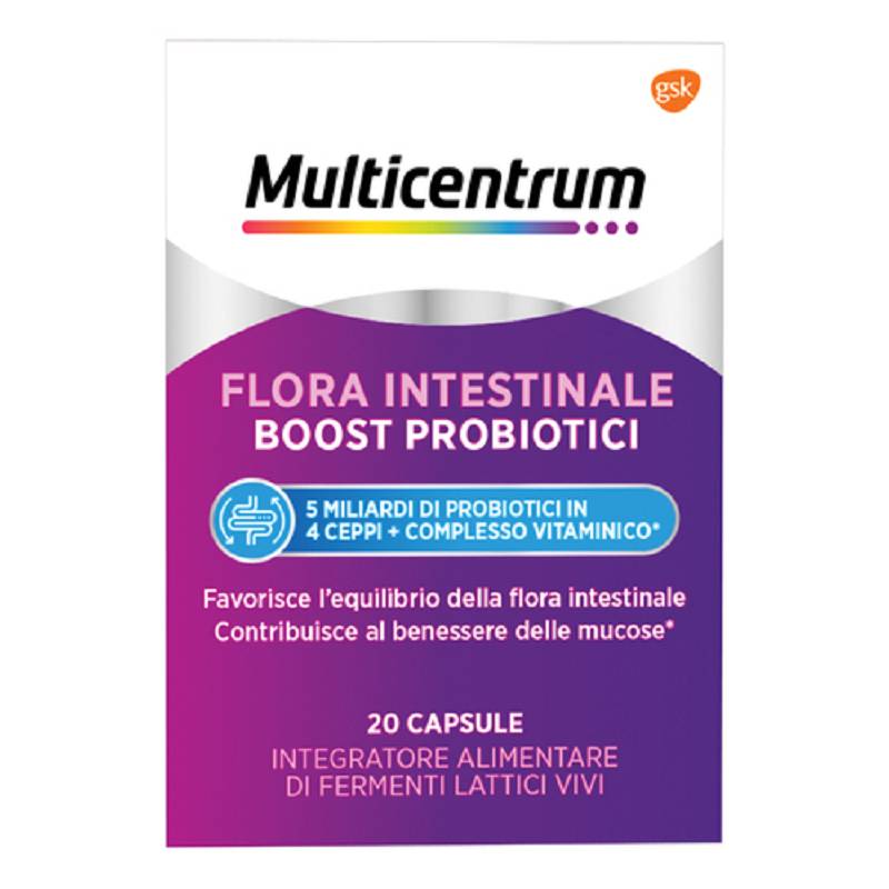 Multicentrum flora intestinale 20 capsule