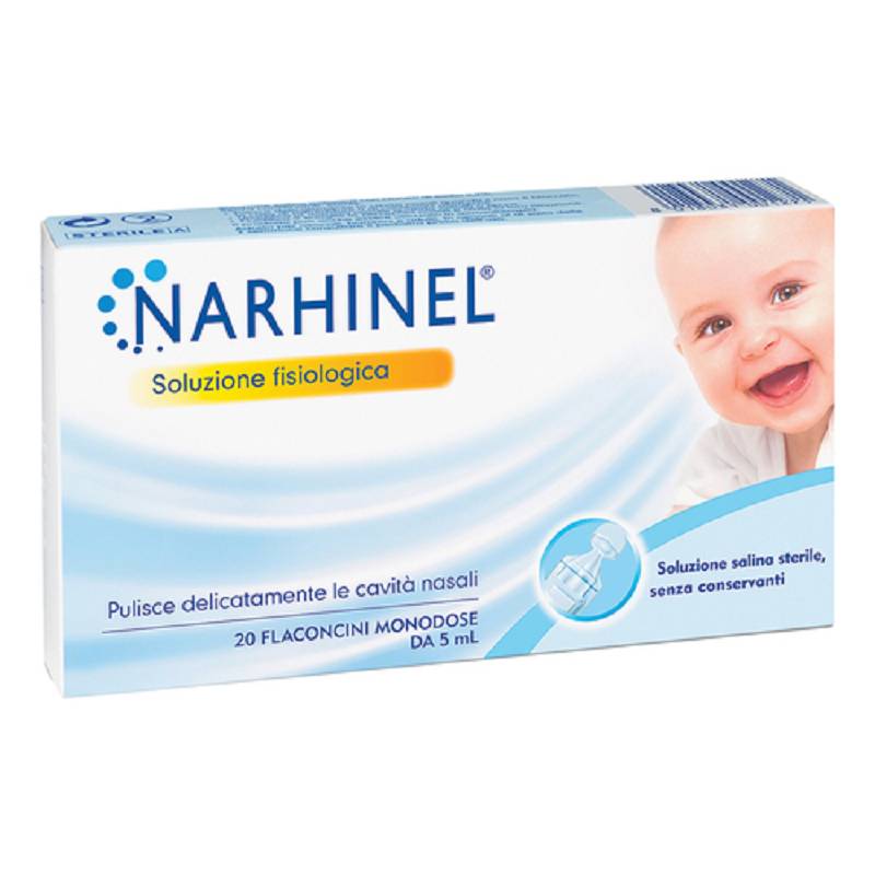 Narhinel soluzione fisiologica 20 flaconcini 5ml