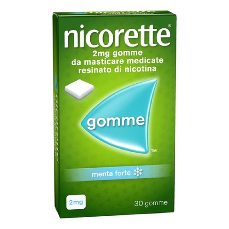 Nicorette 30 gomme masticabili 2mg menta forte