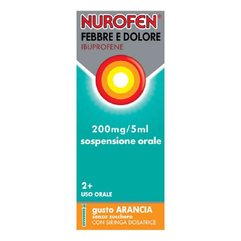 Nurofen febbre e dolore 200mg/5ml Arancia