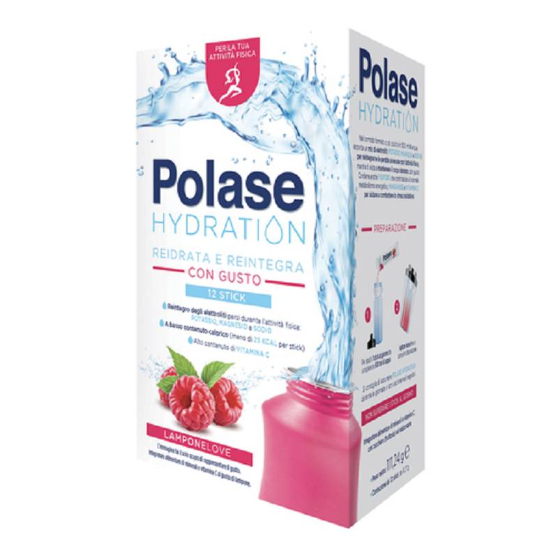 Polase hydration lampone 12 bustine