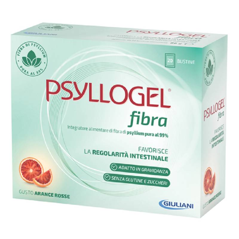 Psyllogel fibra arancia rossa 20 bustine