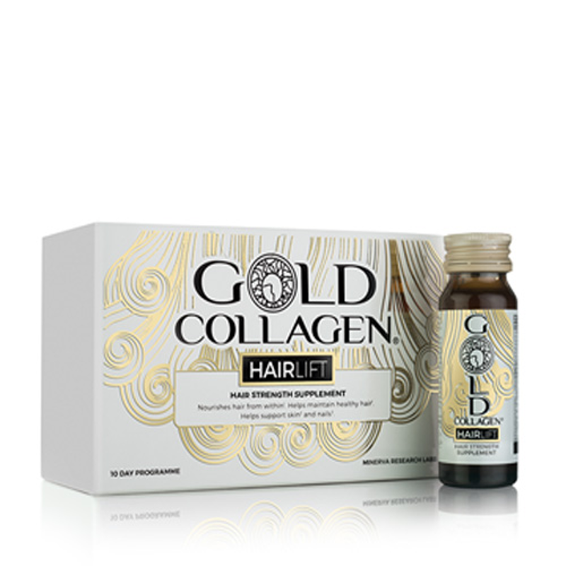 Pure Gold collagen hairlift 10 flaconi