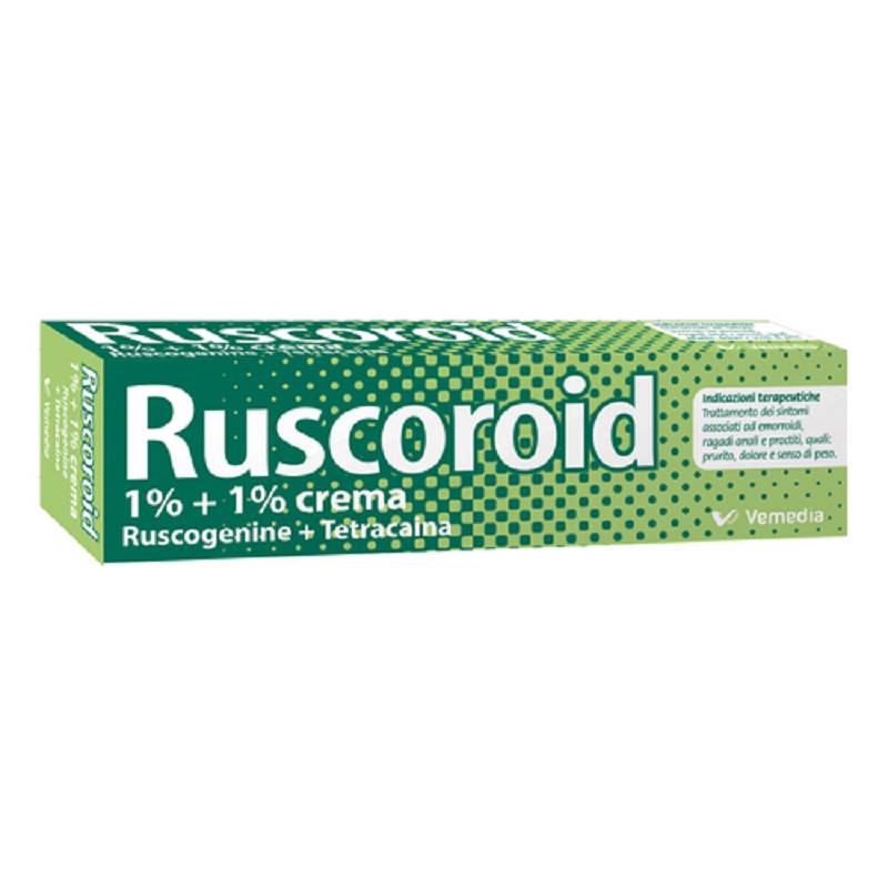 Ruscoroid crema rettale 40g 1%+1%