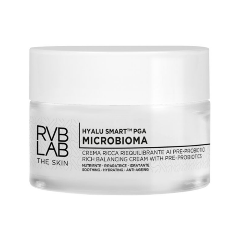 Rvb lab microbioma crema ricca riequilibrante ai prebiotici 50ml