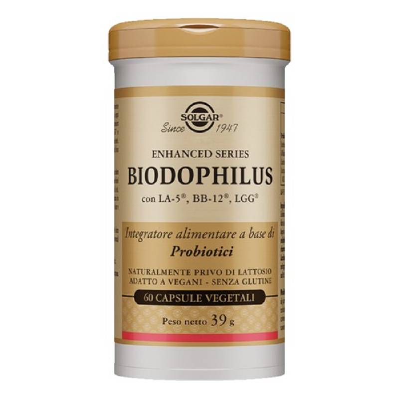 Solgar biodophilus 60 capsule vegetali