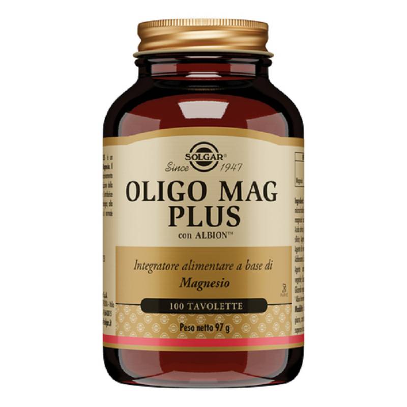 Solgar oligo mag plus 100 tavolette