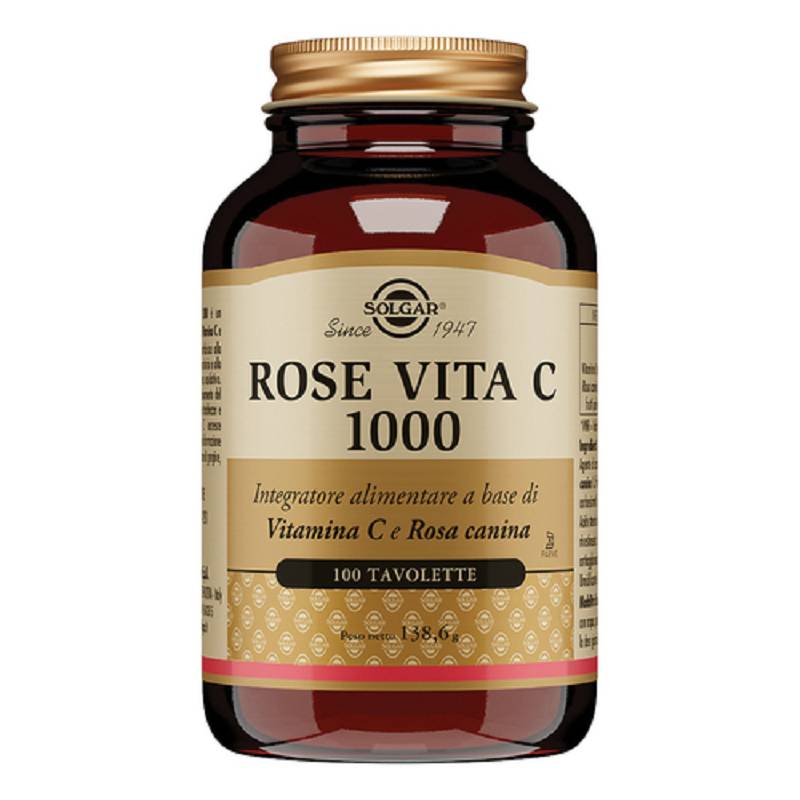 Solgar rose vita C 1000 100 tavolette
