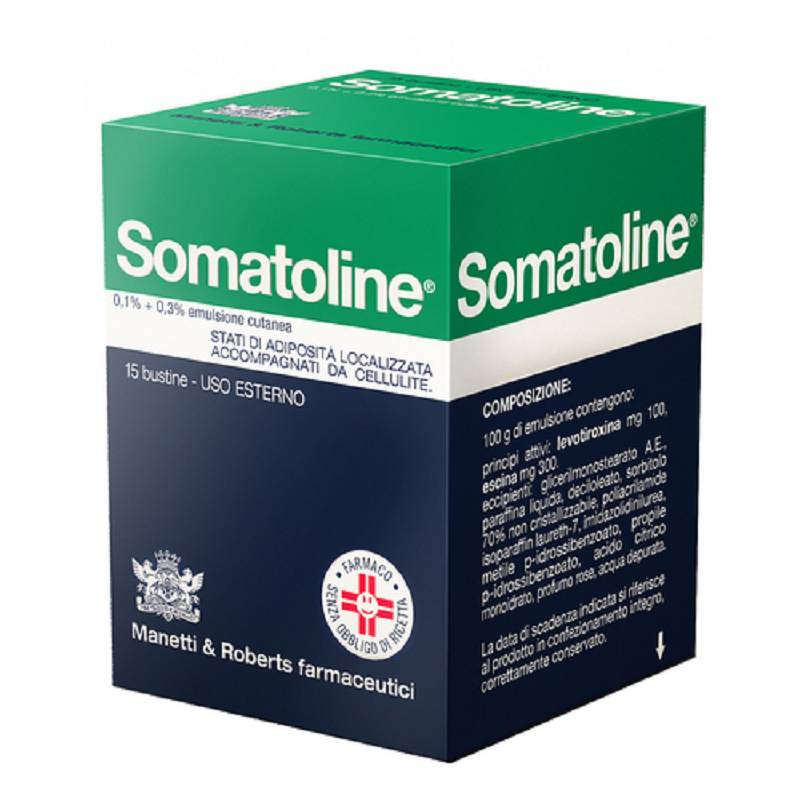 Somatoline emulsione cutanea 15 bustine 0,1% + 0,3% anticellulite