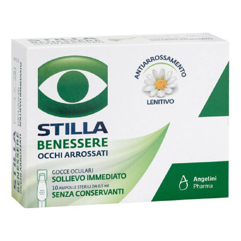 Stilla benessere occhi arrossati 10 ampolle