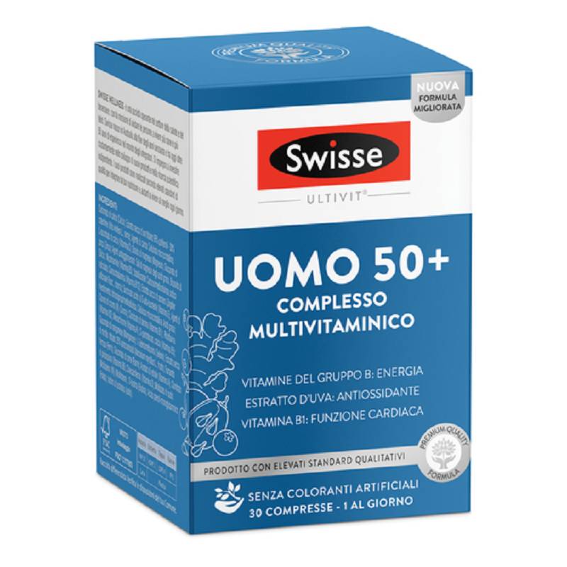 Swisse multivitaminico uomo 50+ 30 compresse