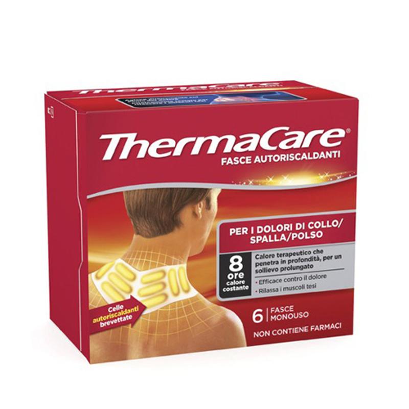 Thermacare collo spalla polso fasce autoriscaldanti calore terapeutico 6 pezzi