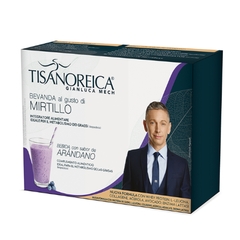Tisanoreica bevanda al gusto mirtilli