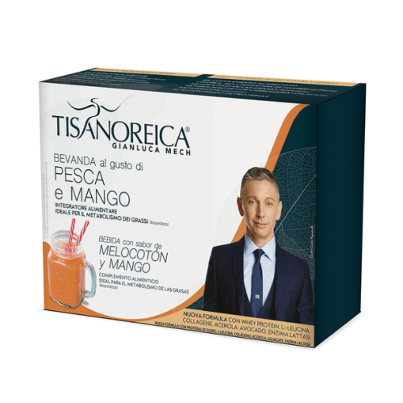 Tisanoreica bevanda al gusto pesca e mango