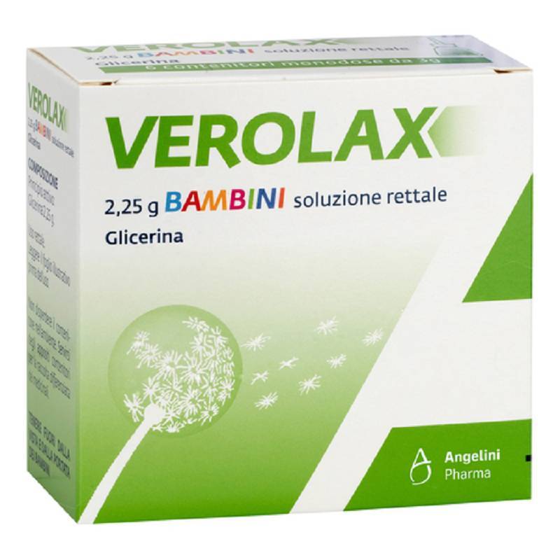 Verolax bambini rettale 6 clismi