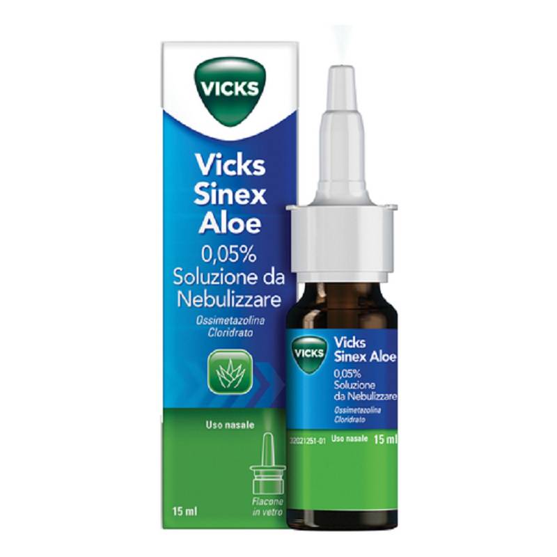 Vicks Sinex Aloe nebulizzatore 0,05% 15 ml