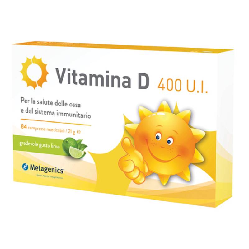 Vitamina D 400 UI integratore vitamina D 84 compresse